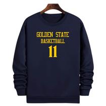 Blusa Moletom Gola Basquete Golden State Basketbal número 11 Blusa Moletom Gola Basquete Golden State Basketbal número 11