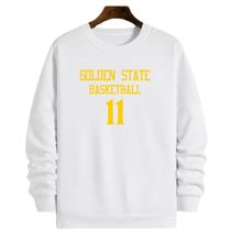 Blusa Moletom Gola Basquete Golden State Basketbal número 11 Blusa Moletom Gola Basquete Golden State Basketbal número 11