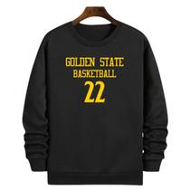 Blusa Moletom Gola Basquete Golden State Basketbal número 22
