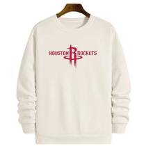 Blusa Moletom Gola Basquete Houston Rocket Basketball
