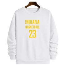 Blusa Moletom Gola Basquete Indiana Basketball número 23 Blusa Moletom Gola Basquete Indiana Basketball número 23
