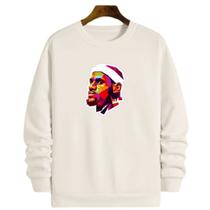 Blusa Moletom Gola Basquete King James LBJ 23 Basketball