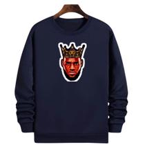 Blusa Moletom Gola Basquete King James Lebron Basketball Blusa Moletom Gola Basquete King James Lebron Basketball