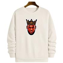 Blusa Moletom Gola Basquete King James Lebron Basketball Blusa Moletom Gola Basquete King James Lebron Basketball