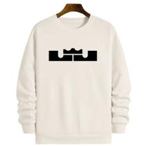 Blusa Moletom Gola Basquete Lebron James Logo Basketball Blusa Moletom Gola Basquete Lebron James Logo Basketball