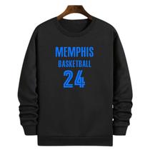 Blusa Moletom Gola Basquete Memphis Basketball número 24