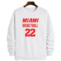 Blusa Moletom Gola Basquete Miami Basketball número 22 Blusa Moletom Gola Basquete Miami Basketball número 22