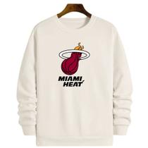 Blusa Moletom Gola Basquete Miami Heatt Wade Basketball