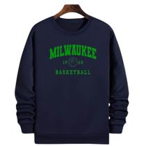 Blusa Moletom Gola Basquete Milwaukee Basketball