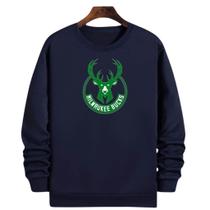 Blusa Moletom Gola Basquete Milwaukee Buck Giannis Basketball Blusa Moletom Gola Basquete Milwaukee Buck Giannis Basketball