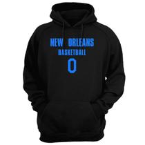 Blusa Moletom Gola Basquete New Orleans Basketball número 0