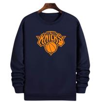 Blusa Moletom Gola Basquete New York Knickss Basketball Blusa Moletom Gola Basquete New York Knickss Basketball