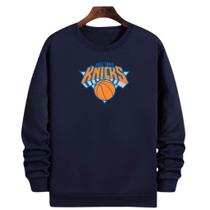 Blusa Moletom Gola Basquete New York Knickss Basketball Blusa Moletom Gola Basquete New York Knickss Basketball