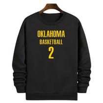 Blusa Moletom Gola Basquete Oklahoma Basketball número 2