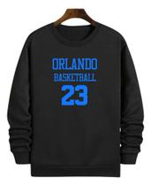 Blusa Moletom Gola Basquete Orlando Basketball Número 23