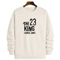Blusa Moletom Gola Basquete The king 23 Lebron Basketball