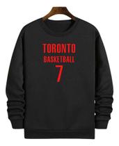 Blusa Moletom Gola Basquete Toronto Basketball Número 7
