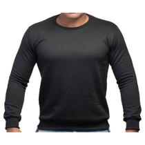 Blusa Moletom Gola Careca Frio E Inverno Sem Bolso Cores