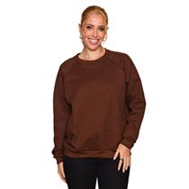 Blusa Moletom Gola Careca Unissex Flanelado Liso Sem Estampa Feminino e Masculino frio