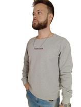 Blusa moletom Gola Redonda Flanelada Peluciada masculina