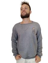 Blusa moletom Gola Redonda Flanelada Peluciada masculina