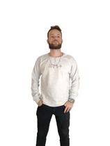 Blusa moletom Gola Redonda Flanelada Peluciada masculina