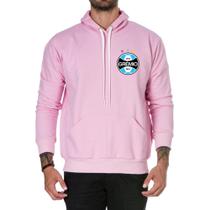 Blusa Moletom Grêmio FC Casaco de Frio Flanelado Com Capuz