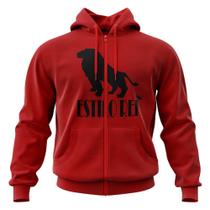 Blusa Moletom Grosso C/ Touca e de Zipper C/ 40% De Desconto