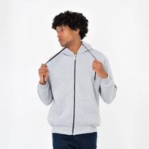 Blusa Moletom Grosso C/ Touca e de Zipper C/ 40% De Desconto