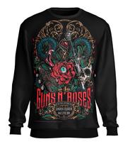 Blusa Moletom Guns Roses Banda Rock Axel Agasalho Frio - Hella Store