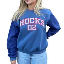 Blusa Moletom Hocks Versity Feminino Blusa Moletom Hocks Versity Feminino