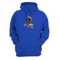 Blusa Moletom Infantil Canguru Abrido De Frio Bike Esporte Radical