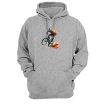 Blusa Moletom Infantil Canguru Abrido De Frio Bike Esporte Radical