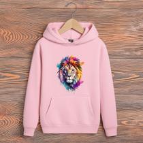 Blusa Moletom Infantil Canguru Gospel Leão Judah Menino Menina Agasalho Blusa Moletom Infantil Canguru Gospel Leão Judah Menino Menina Agasalho