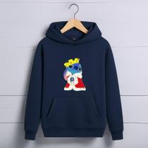 Blusa Moletom Infantil Canguru Lilo Stitch Rei Menino Menina Agasalho Blusa Moletom Infantil Canguru Lilo Stitch Rei Menino Menina Agasalho
