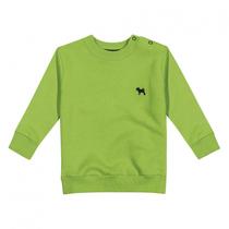 Blusa Moletom Infantil Charpey Careca Verde Limão Manga Longa Com Punho Algodão Inverno