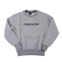 Blusa Moletom Infantil Freesurf Cinza Mescla - 13100