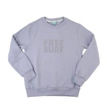Blusa Moletom Infantil Freesurf Lines Lilás - 14100