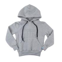 Blusa Moletom Infantil Freesurf Waves Cinza Mescla - 1410