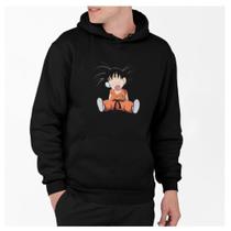 Blusa Moletom Infantil Goku Kids Dragon Ball Moletom Anime Goku