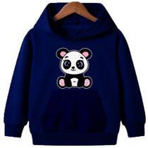 Blusa Moletom Infantil Inverno Shopping Panda Urso Fofo Menino Menina - Envio Imediato