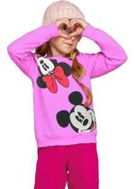 Blusa Moletom Infantil Menina Inverno Personagens Licenciado