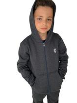Blusa Moletom Infantil Menino Moletom Ziper Peluciada