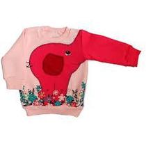 Blusa moletom infantil - moda bebê