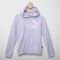 Blusa Moletom Infantil Puma Ess Nova Shine Logo Hoodie Menina