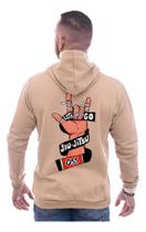 Blusa Moletom Jiu Jitsu Brasileiro Arte Suave Capuz