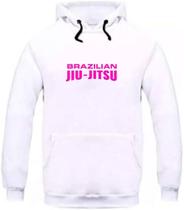 Blusa Moletom Jiu Jitsu canguru masculina feminino c/ capuz coleção