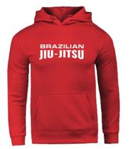 Blusa Moletom Jiu Jitsu canguru masculina feminino c/ capuz coleção