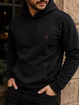 Blusa Moletom King&Joe Básico C/ Capuz Preto Cor:PretoTamanho:G Blusa Moletom King&Joe Básico C/ Capuz Preto Cor:PretoTamanho:G