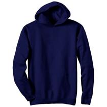 Blusa Moletom Lisa Masculina Blusa de Frio com Capuz - Slim Fitness